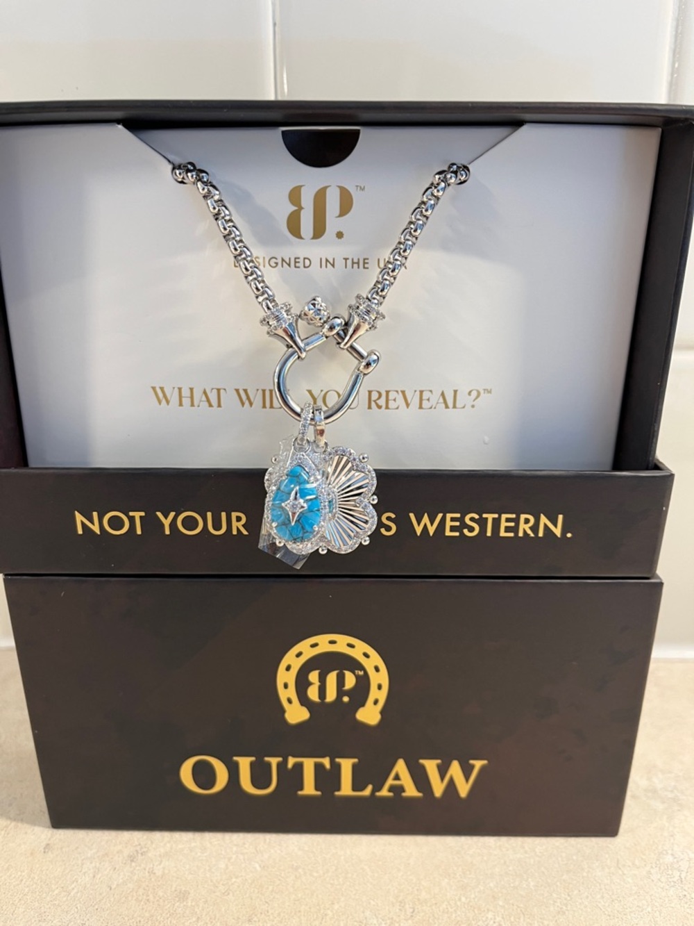 Outlaw Silver Necklace